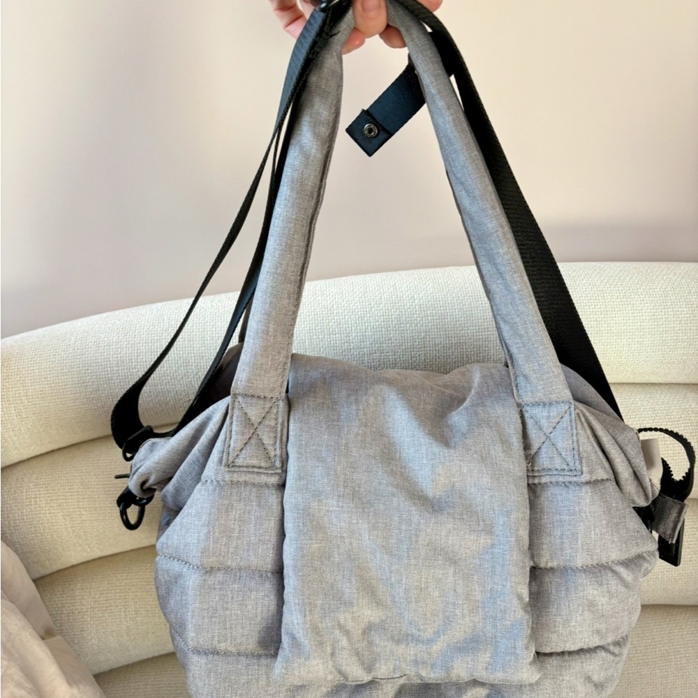Stylish Gray 7am Diaper Bag